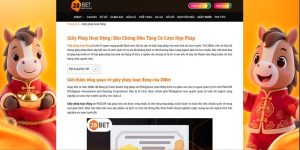 giấy phép hoạt động Casino hợp pháp